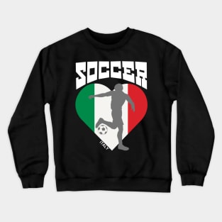 Soccer, Italy Crewneck Sweatshirt